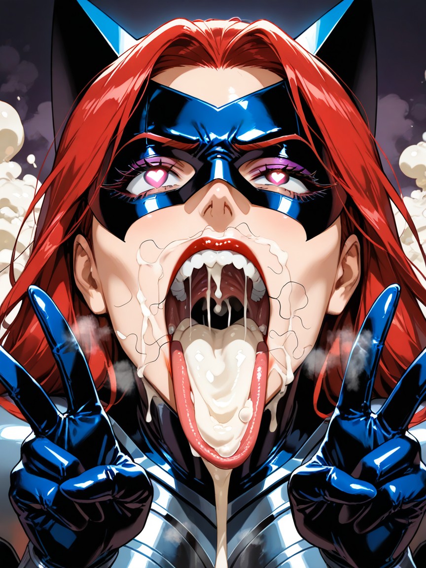 Slightly Long Tongue, Excessive Steam, Vue De Face Porno IA Hentai