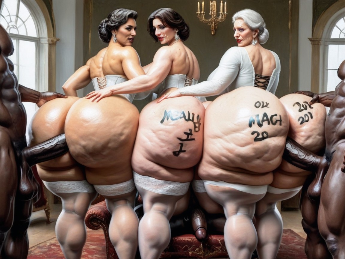 Hyper Ass, 30+, Oiled Ass AI Porn