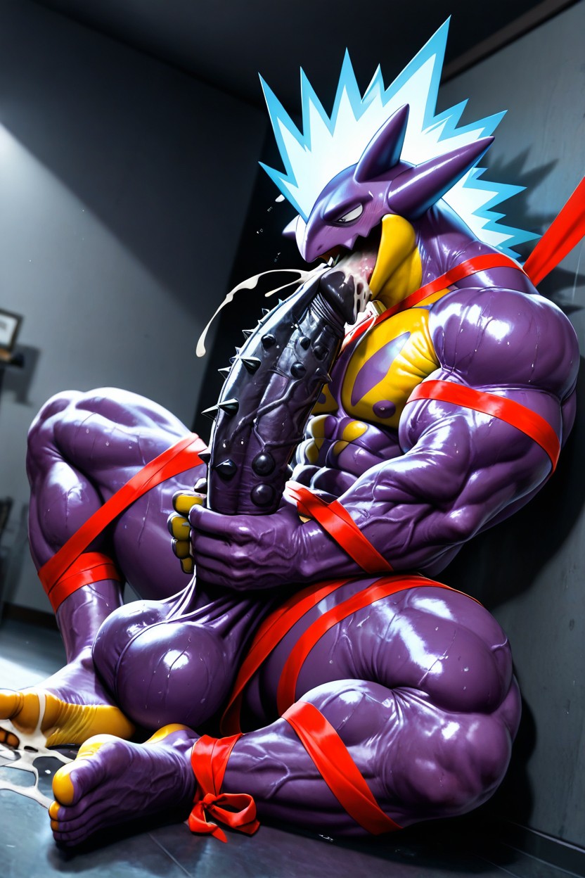 Cumshot, Erection, Mythical AI Gay Porn