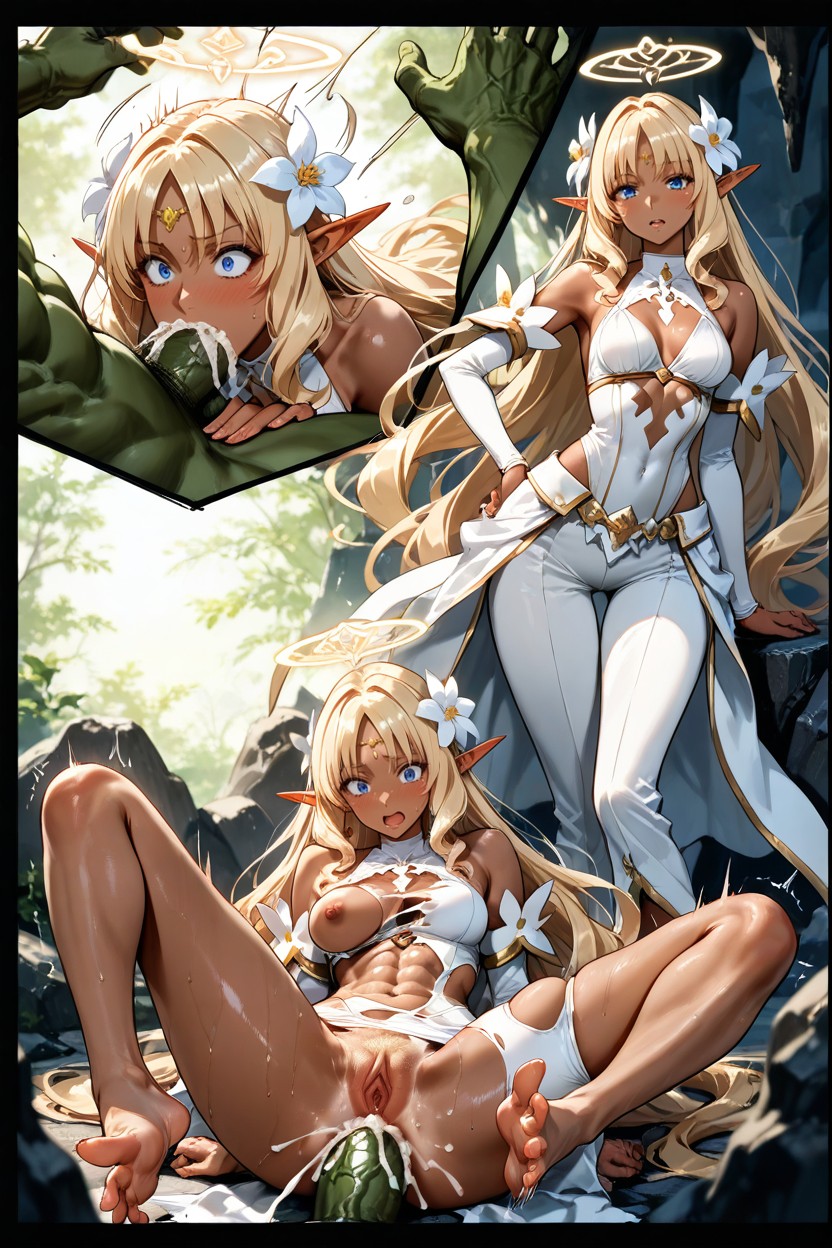 Gigantic, Small Breasts, Spread Legs Hentai AI Porn