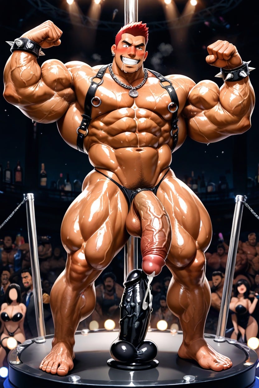 Big Muscle, Clean Face, Around The Worshippers AI Gay Porn