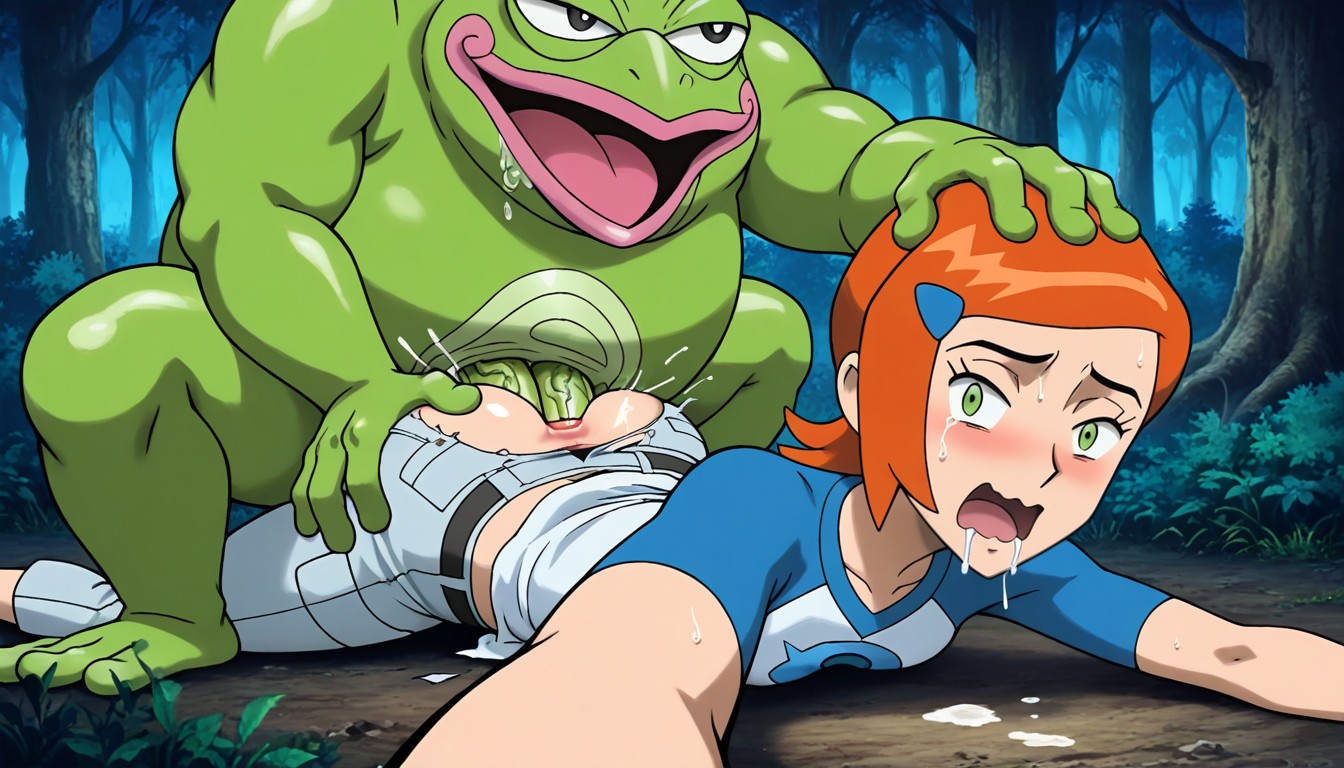 Lewd Face, Round Face, Ravaged Hentai IA