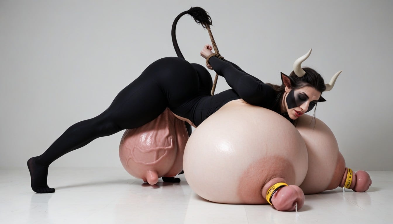 Bovine, Ears, Female AI Porn