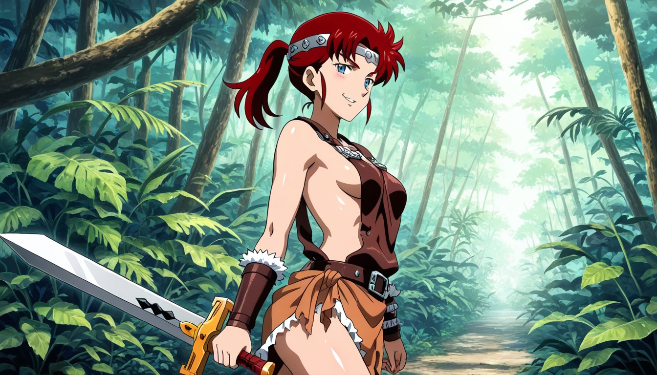 In Jungle, The Style Anime, 18+ Hentai AI Porn
