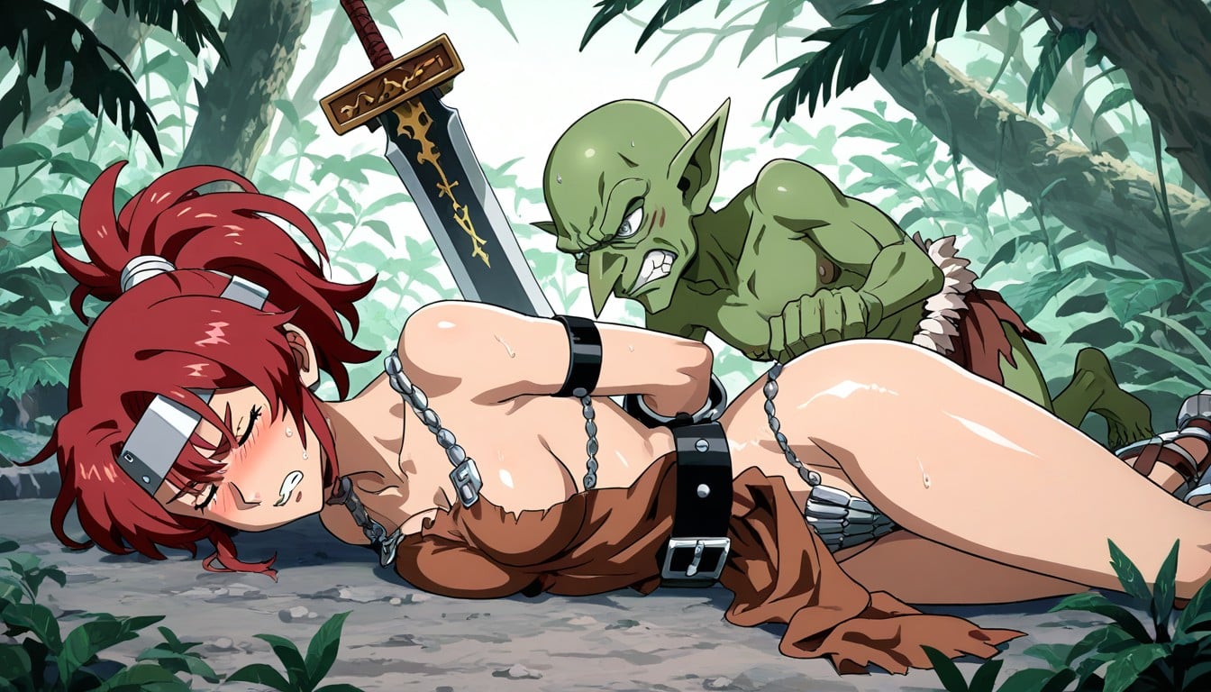 Atado, Only One Goblin, Fight With Goblin Hentai IA