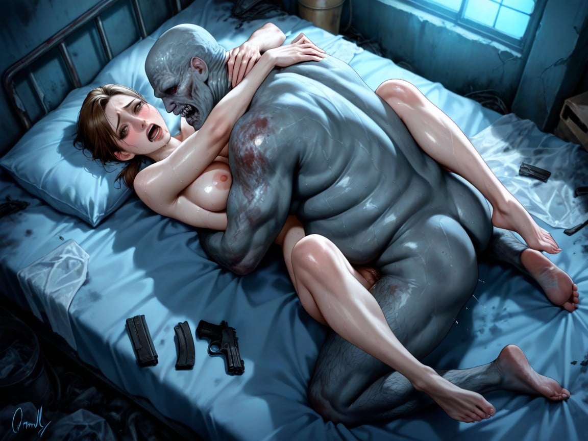 Raised Inner Eyebrows, Jill Valentine From Resident Evil, Blushing Hentai IA