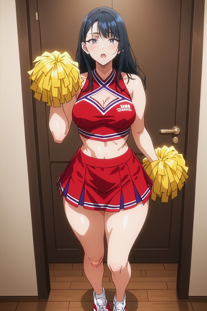 Eyes Half Open, Blushed Cheeks, 20+ AI Porn