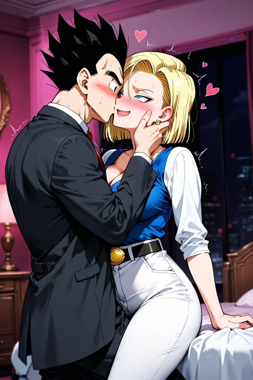 Smug Expression, Orgasm, Kiss Hentai AI Porn