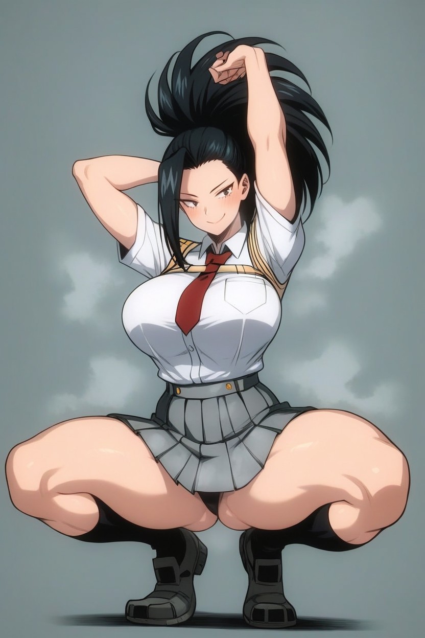 Pleated Skirt, Half Sleeve, Bikini Only Hentai AI Porn