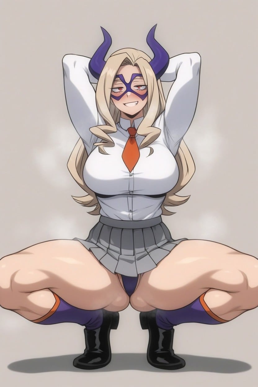18+, Mount Lady From My Hero Academia, Soft Thighs Hentai AI Porn