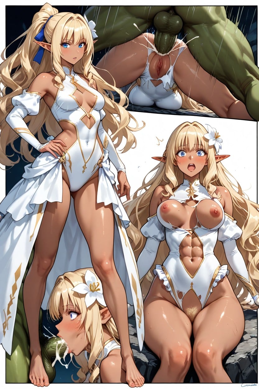 Soft Reflexion, Soft Realism, Hyper Reduced Thickness Ribcage And Thigh Hentai AI Porn