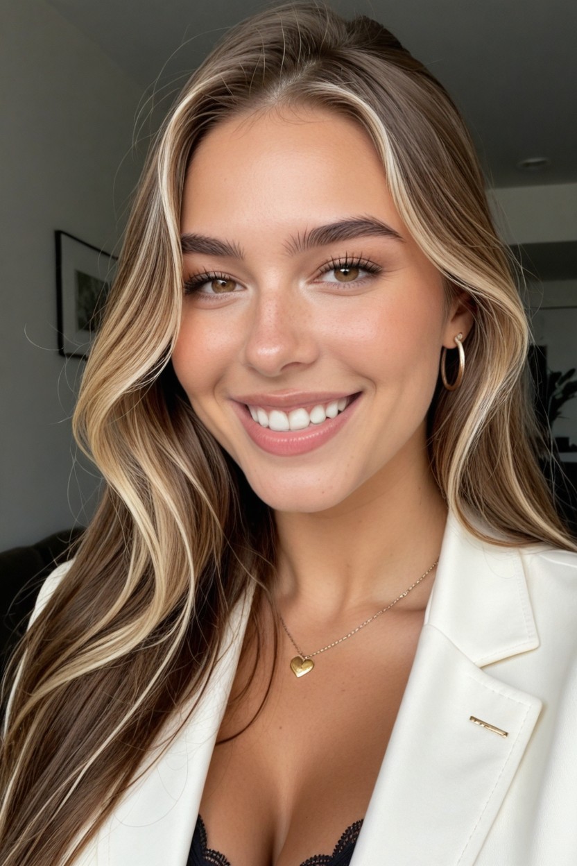 Even Warm Deep Brown African Skin Tone With A Natural Glow Expression Gentle, Wavy, 18+ AI Porn