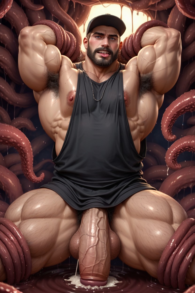 Uhd, Dynamic Pose, Fucked By Tentacles Pornografia gay com IA