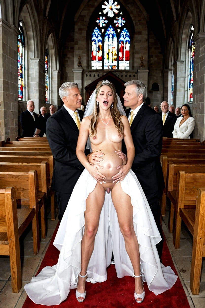 Bending Over, Orgasm, Bridal Veil AI Porn