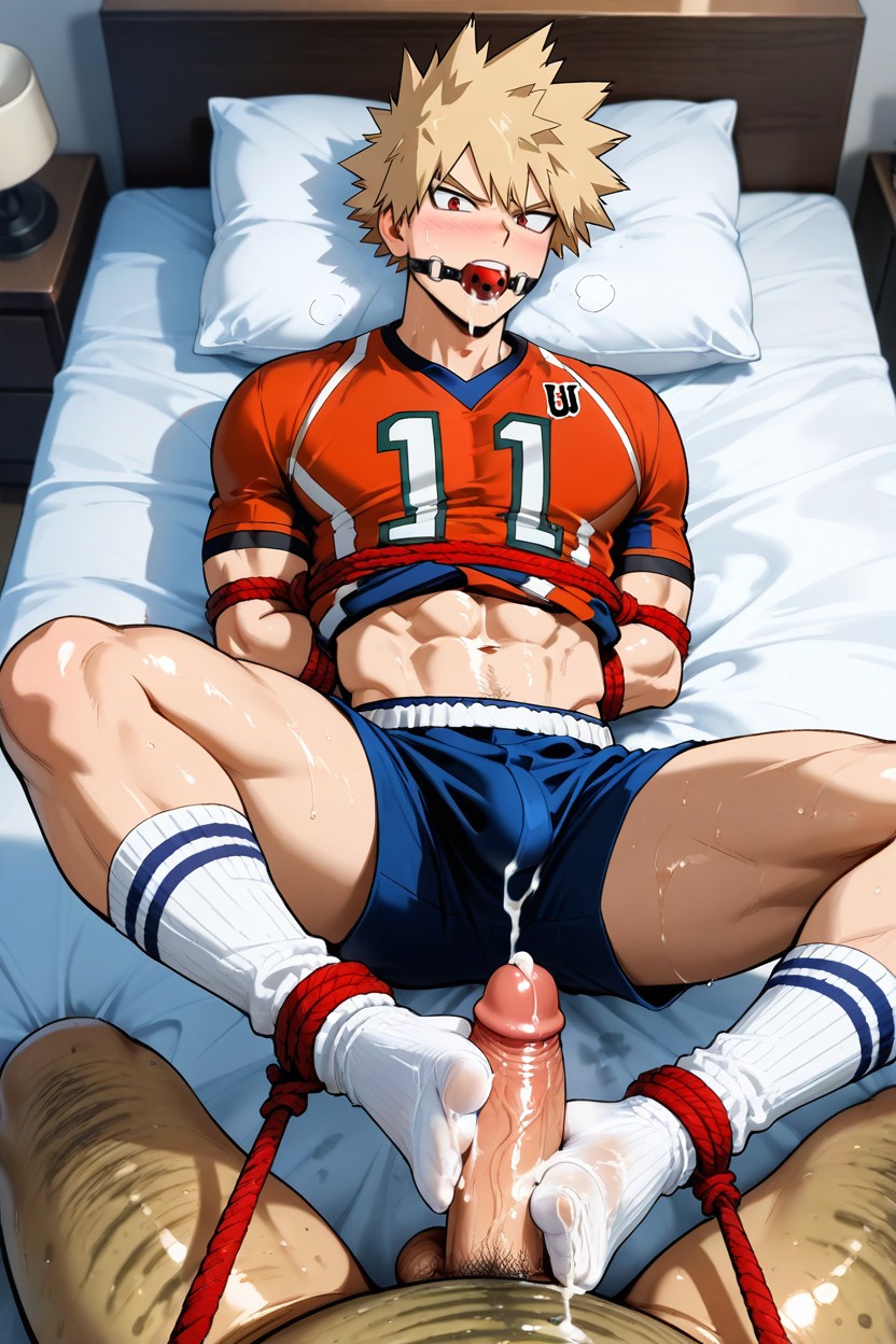 Jabba The Huts Grabbing Bakugos Ankles, Laying On Stomach, Molested By Multiple Jabba The Hutt AI Gay Porn