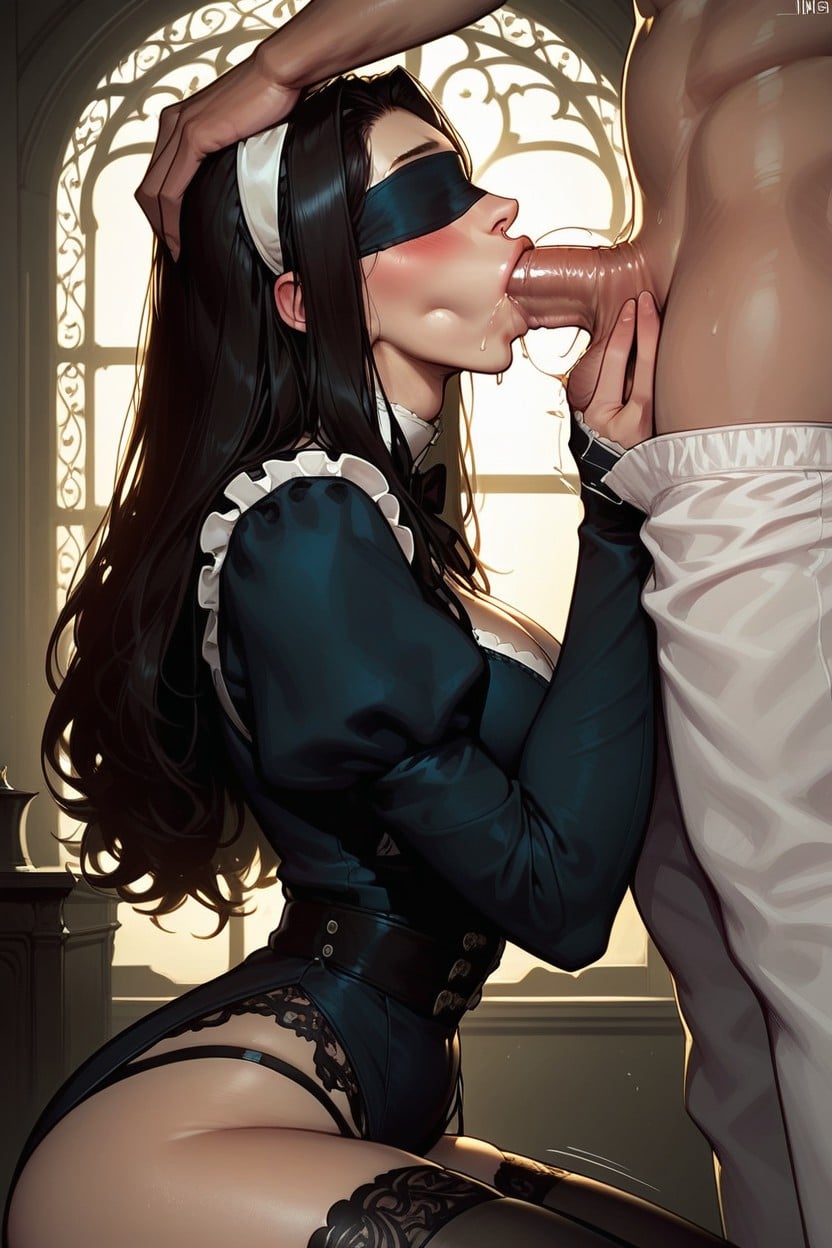 Seductive, Primer Plano, Dick In Front Of Her Hentai IA