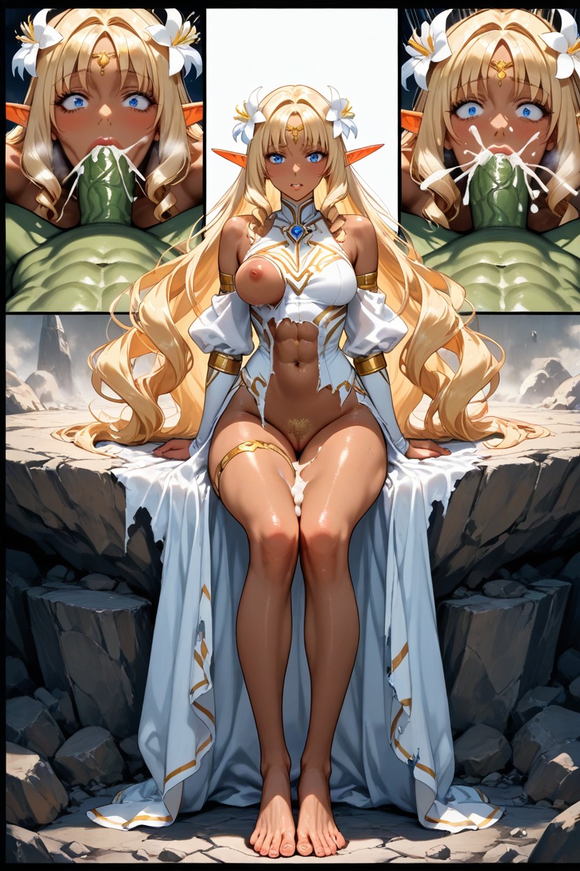 Torn Apart Outfits, Character Overlapping Across Views, Masterfully Dynamic Linework Hentai IA