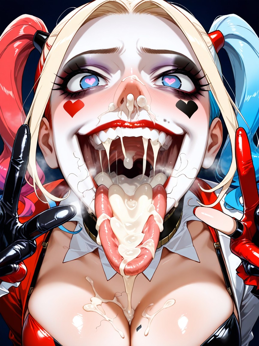 Bubbles In Cum, Crazy, Focus On Mouth Hentai AI Porn