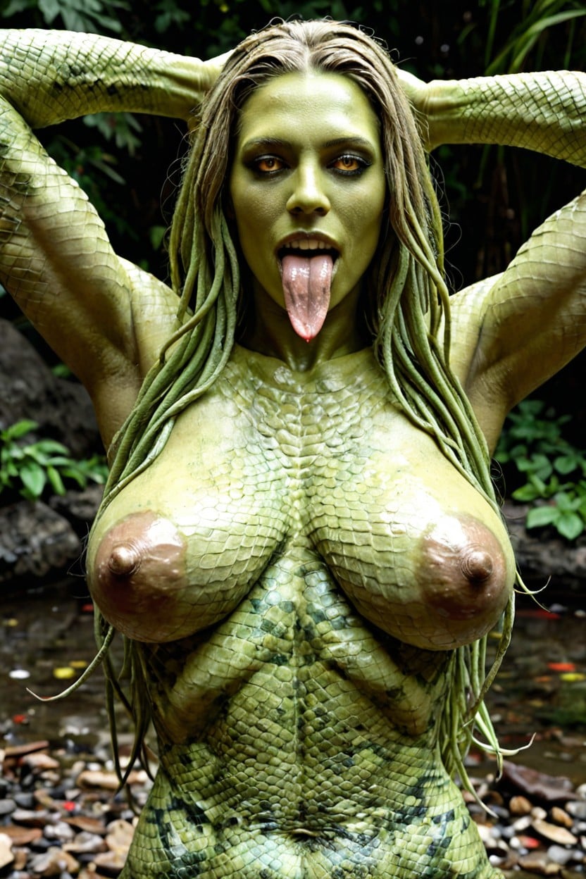 Sacar La Lengua, Waist View, Medusa Porno IA