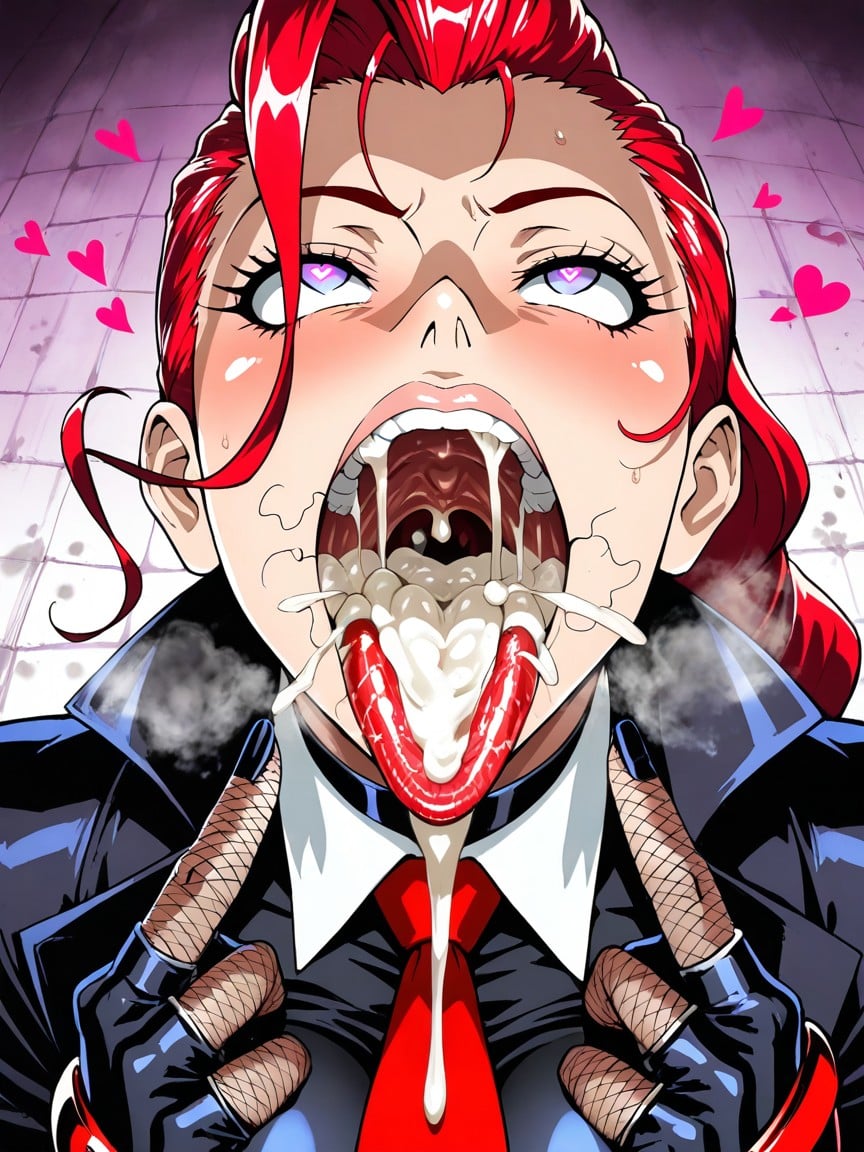 Close Up Mouth, Front View, 18+ Hentai AI Porn