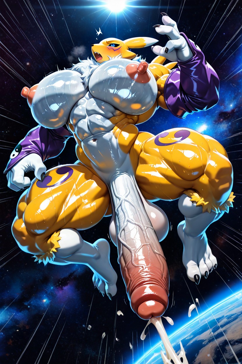 Rim Lighting, Motion Lines, Gaping Ass AI Gay Porn
