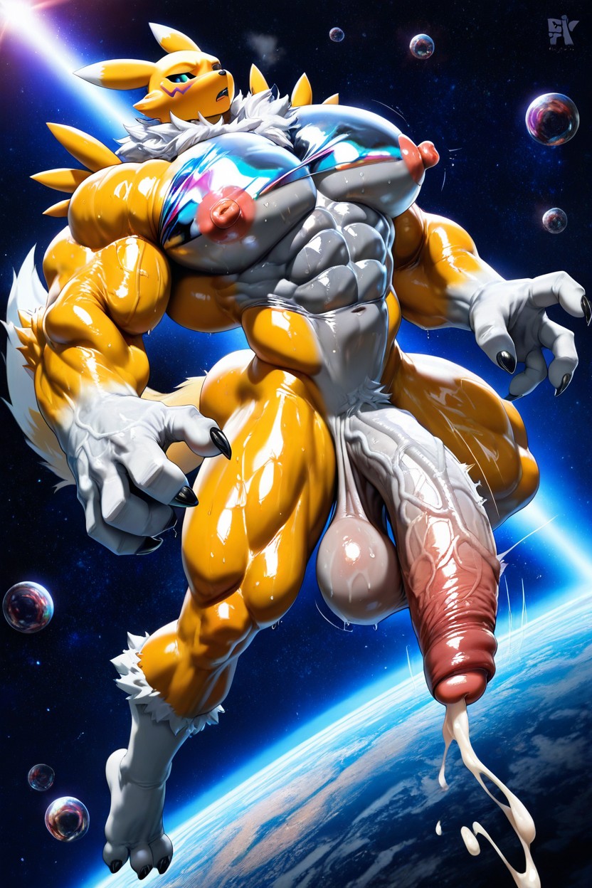 Long Foreskin, Sweating, Body Fat AI Gay Porn