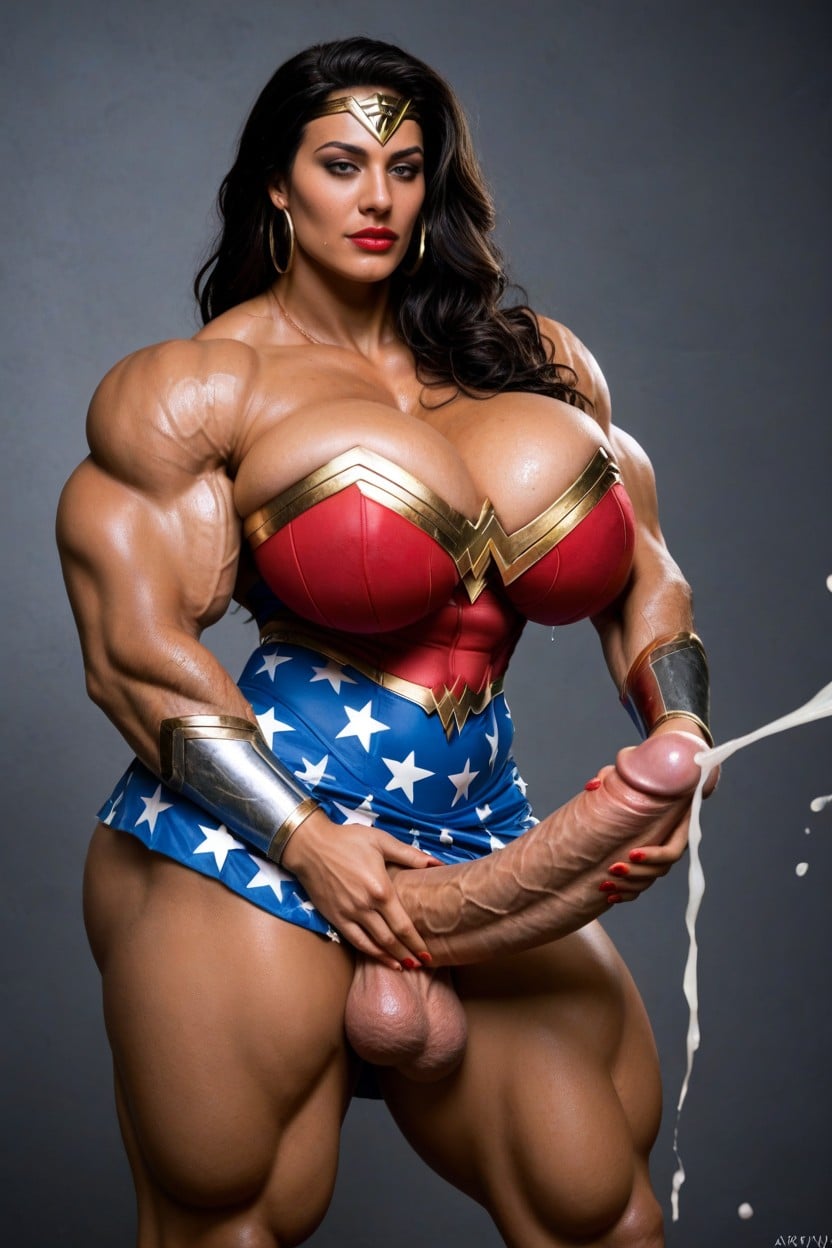 Arab, Precum, Thick Thighs Shemale AI Porn