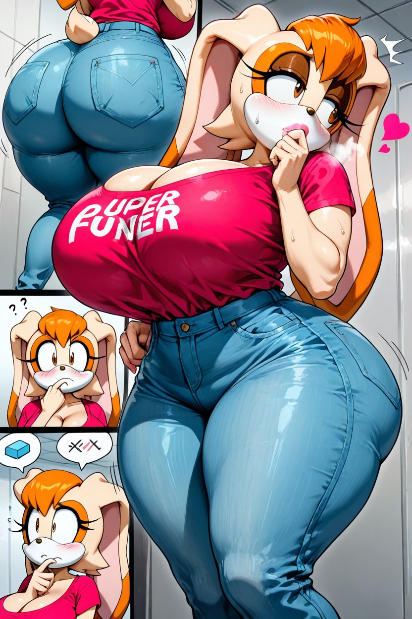 Stunned Face, Nsfw, Extremely Large Ass Hentai AI Porn