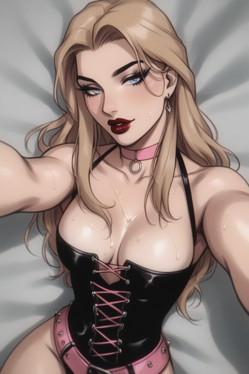 女性化, Selfie, Full Lips AI黃漫