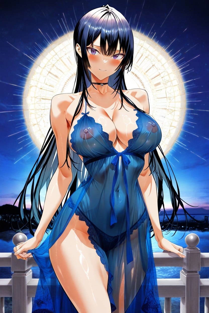 Vibrant Colors, Standing On Gate, Detail Hentai AI Porn
