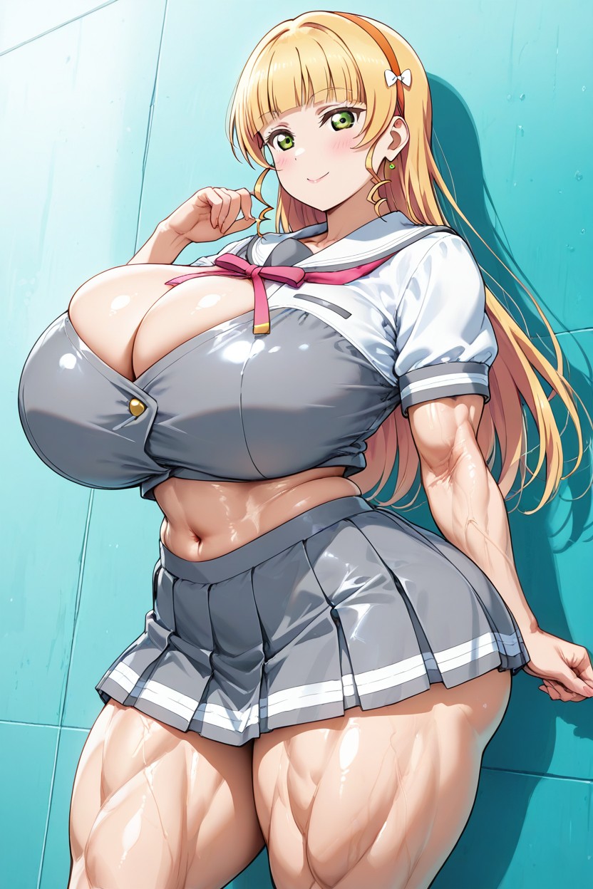 Clean Lines, Low Waist Skirt, Shirt AI Porn