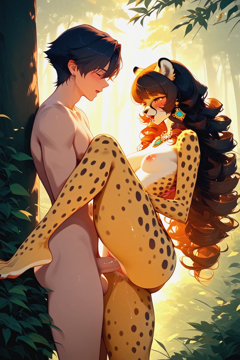 Embarrassed, Perfect Legs, Legs Furry AI Porn