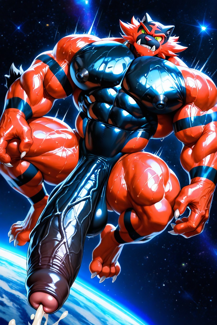 Thick Pecs, Motion Lines, Paws AI同性恋黄片