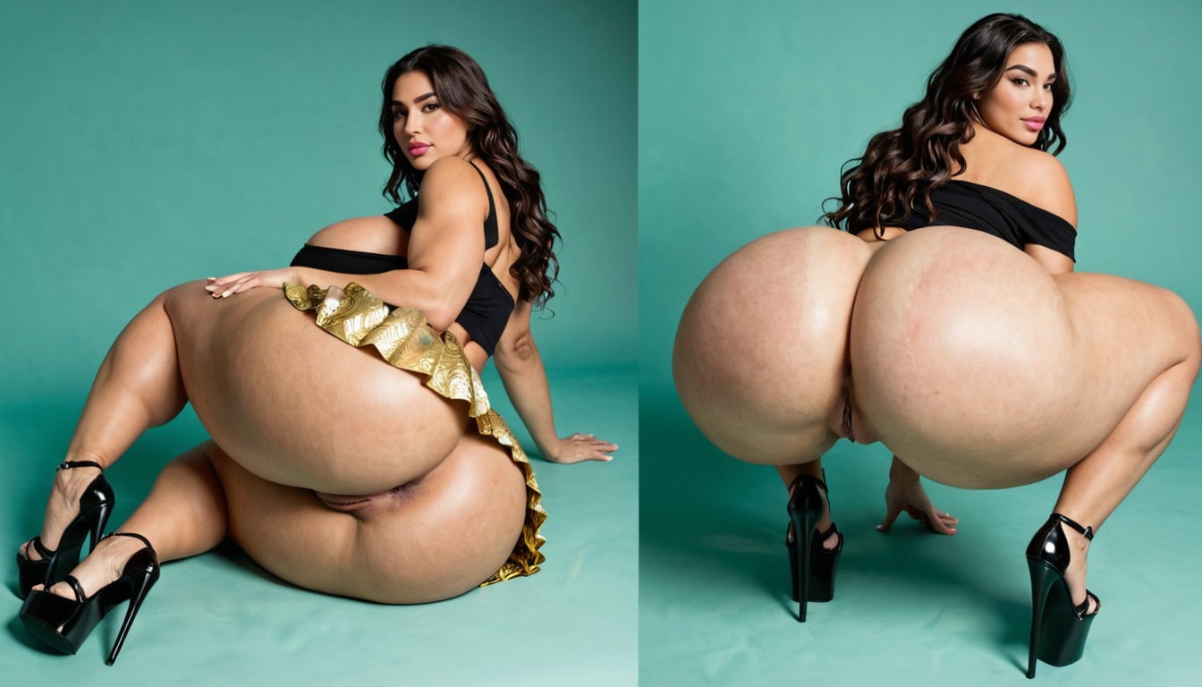 Woman Alone, Hourglass Waist, Shaved Vagina Porno IA