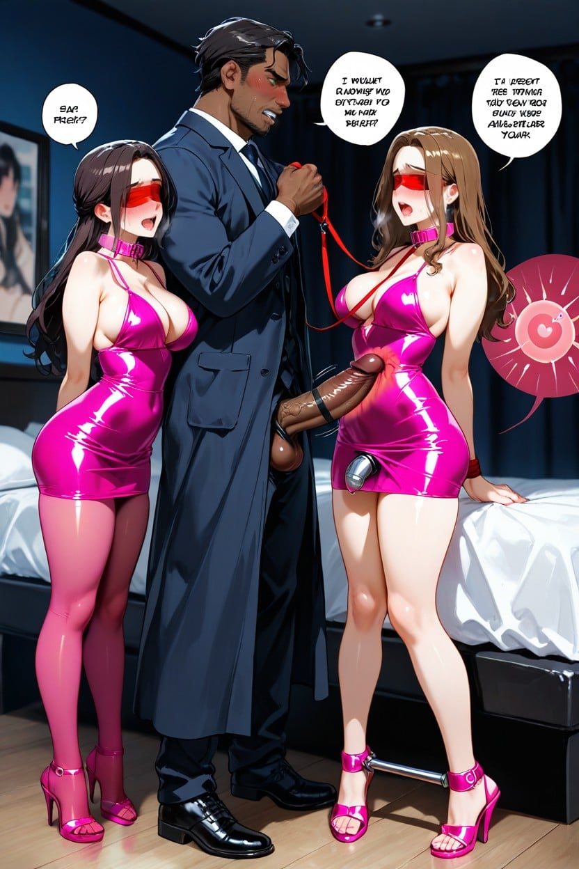 Dress Sexy Slut, Background Bedroom, Futanari Dark Skin AI同性恋黄片