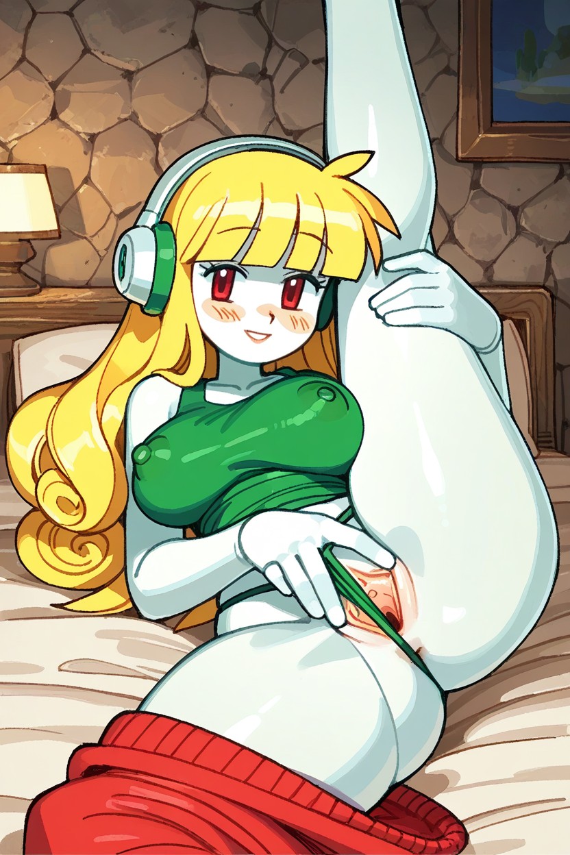 Skin Has Seamlines, Lanky, Thick Thighs Hentai IA pornografia