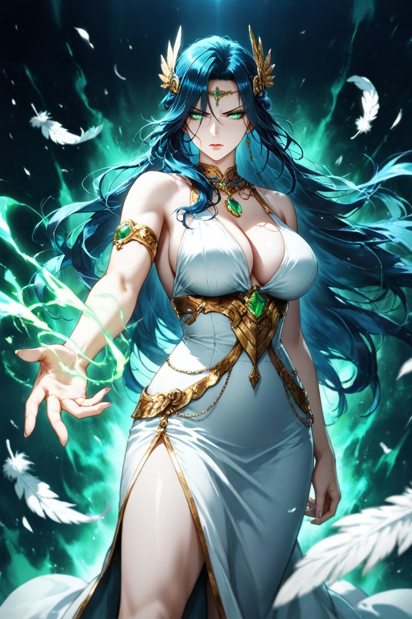 Hair Ornament, Athletic Build, Mature Female ヘンタイAIポルノ
