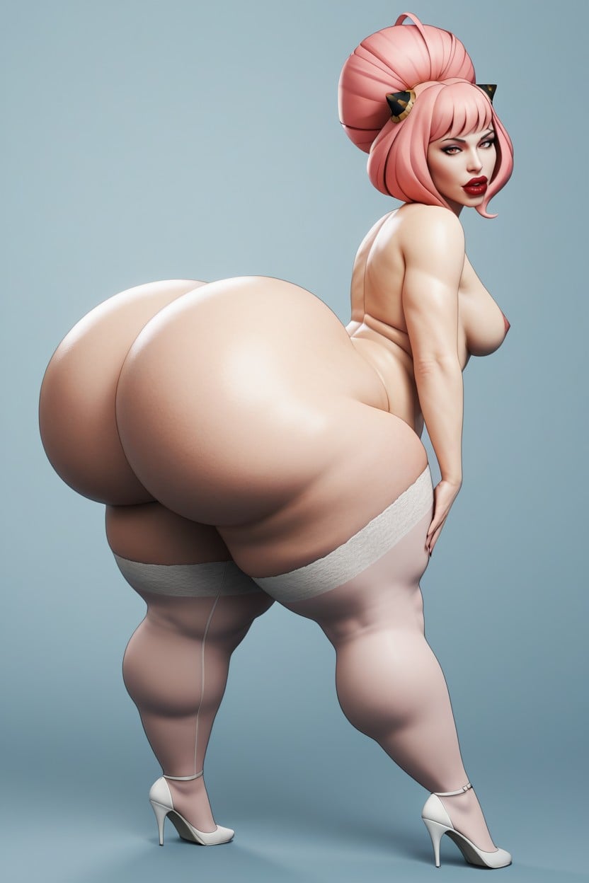 Giant Ass, Extremely Large Ass, Full Body AI Porn
