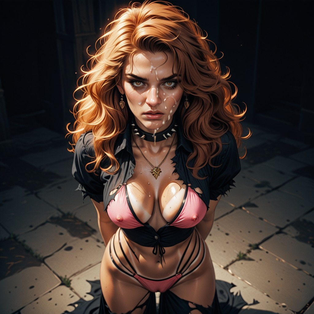 Wind In Hair, See-through Clothes, Hermione Granger From Harry Potter AI Porn