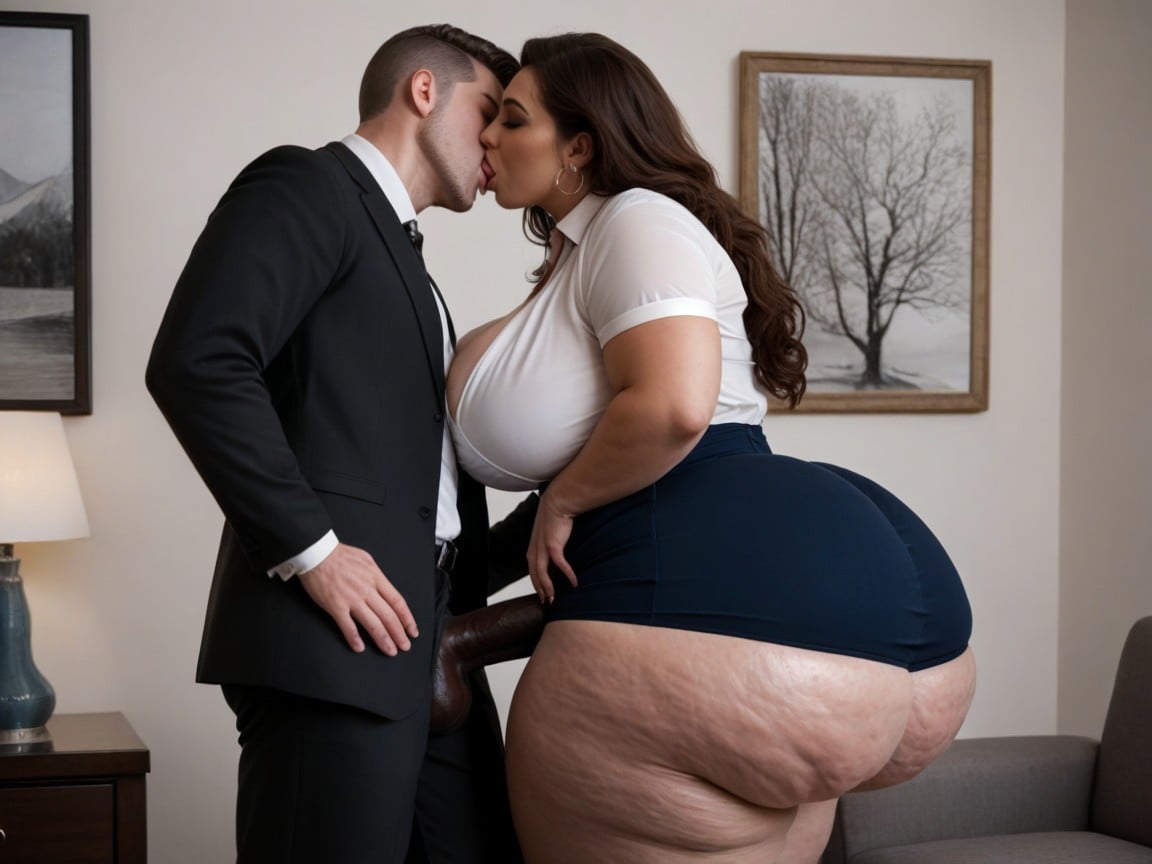 Pawg Ass, Interracial, Eyelashes Porno IA