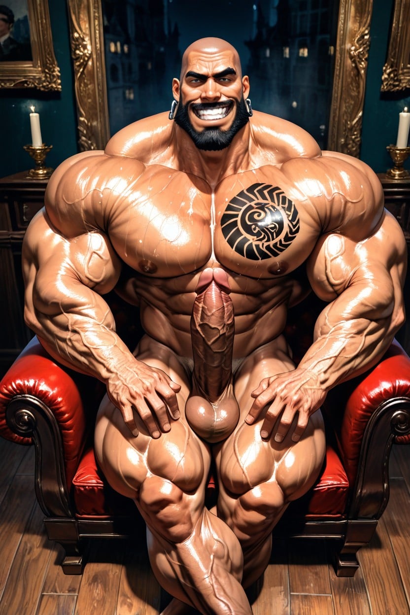 Vascular Muscles, Dark Tanned Skin, No Hair On Forearms AI同性恋黄片