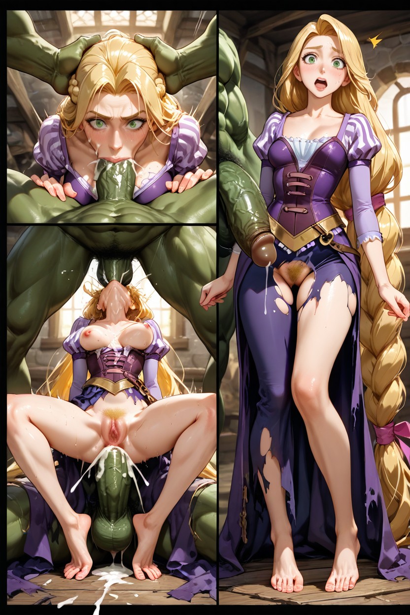 Bouncing Spherical Breast, Braid, Gigantesque Porno IA Hentai