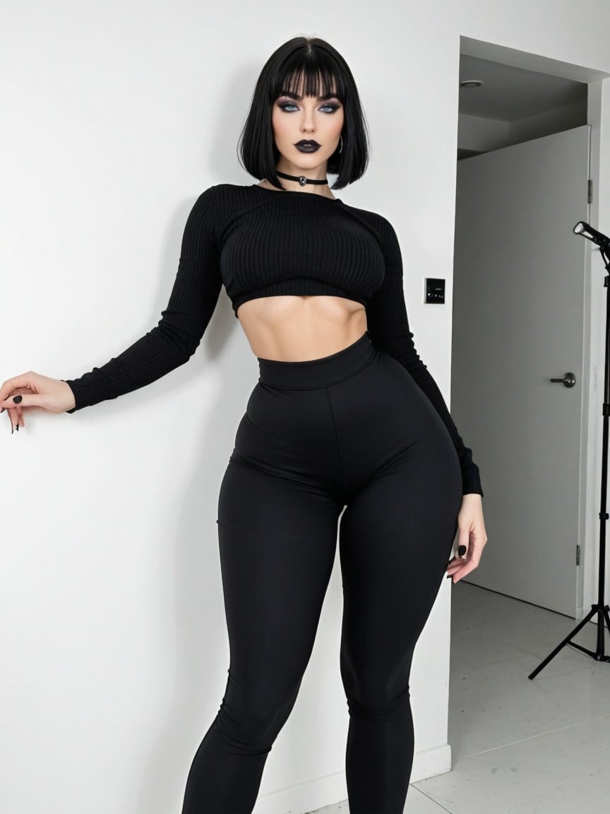 Gothic Room, Hyper Hips, Thick Thighs Porno IA