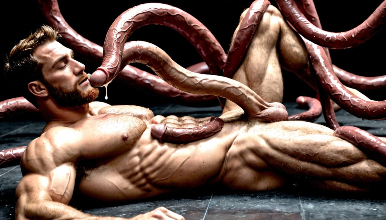 밥컷, Beard Man, Gay 게이 AI 포르노