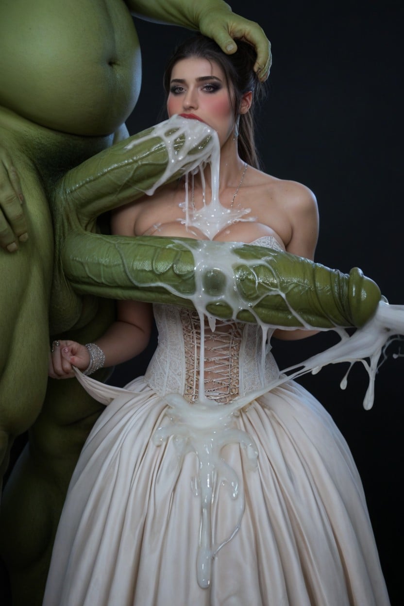 Hyper Realistic, Delicate Girlfriend Features, Gran Angular Porno IA