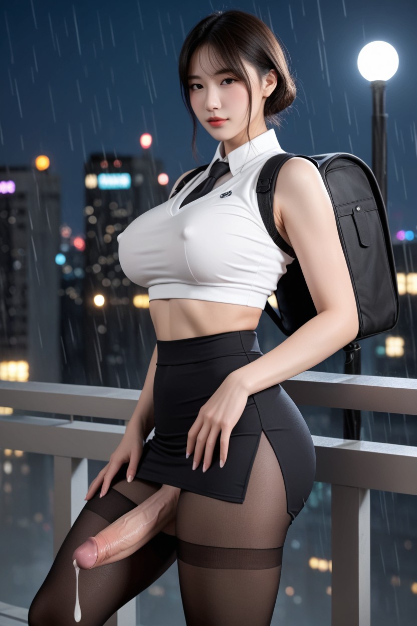 Wide Hips, Pale Skin, Erect Penis AI国产黄片
