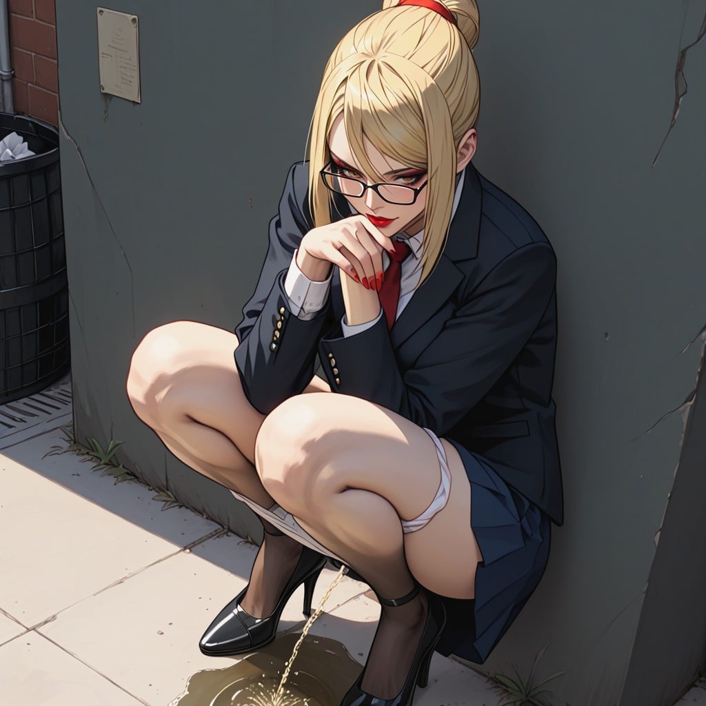 Alone, Samus Aran, Red Lips Hentai IA