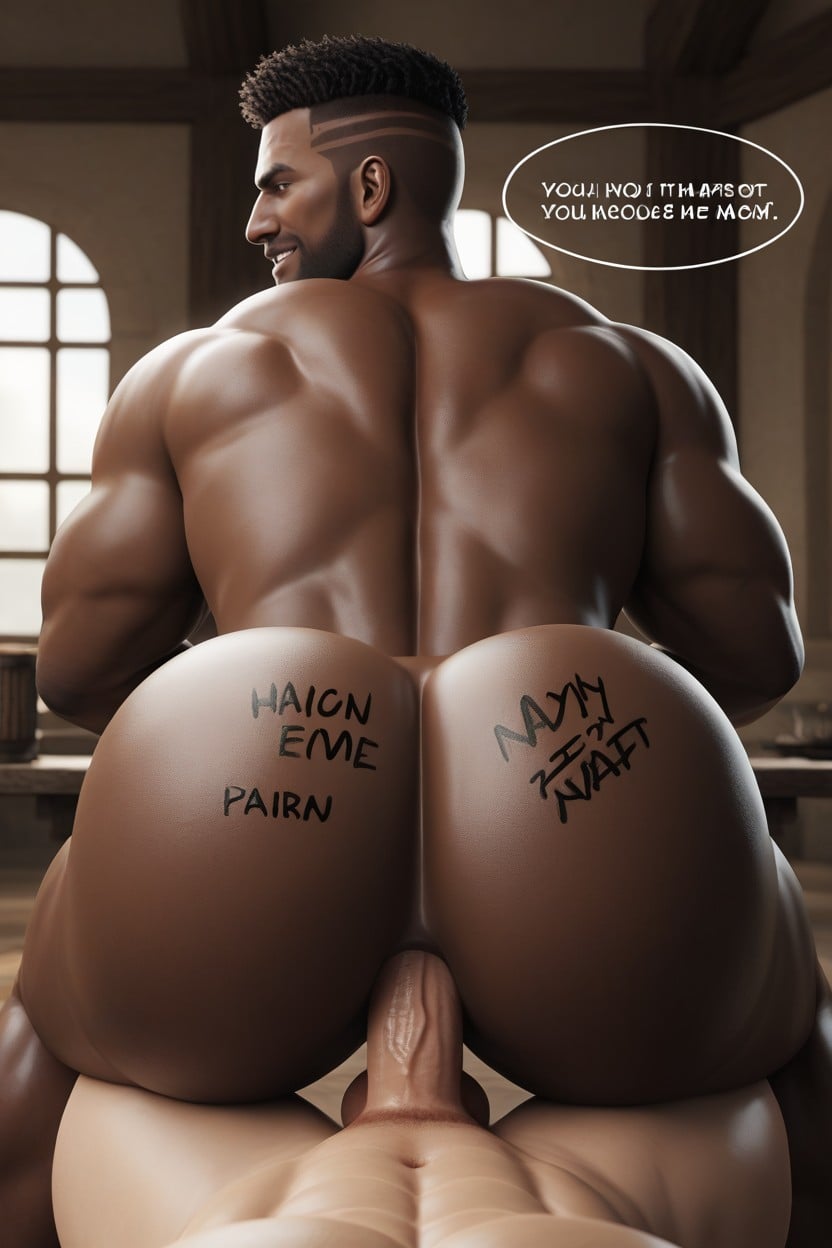 Jungle, Speech Bubble, Male Only AI Gay Porn
