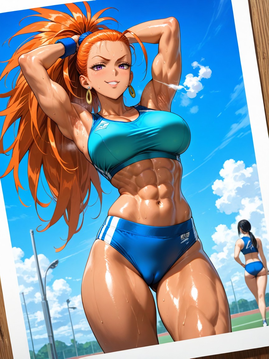 1 Person, Sweat, Looking At Viewer Hentai AI Porn