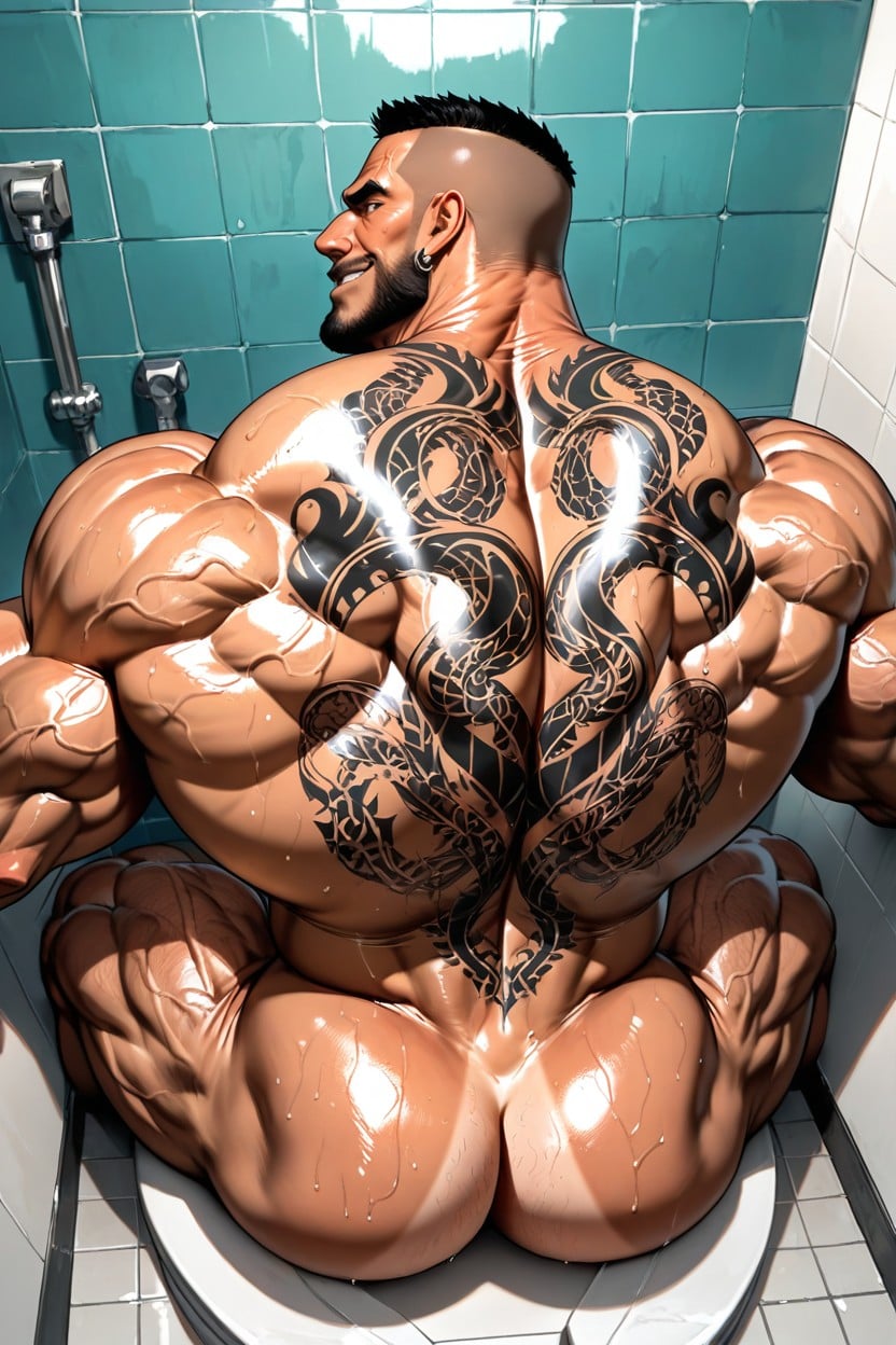 Big Adam's Apple, Monster Neck, Huge Veins AI Gay Porn